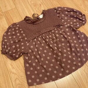 Women's Boho Babydoll Short Sleeve Summer Top